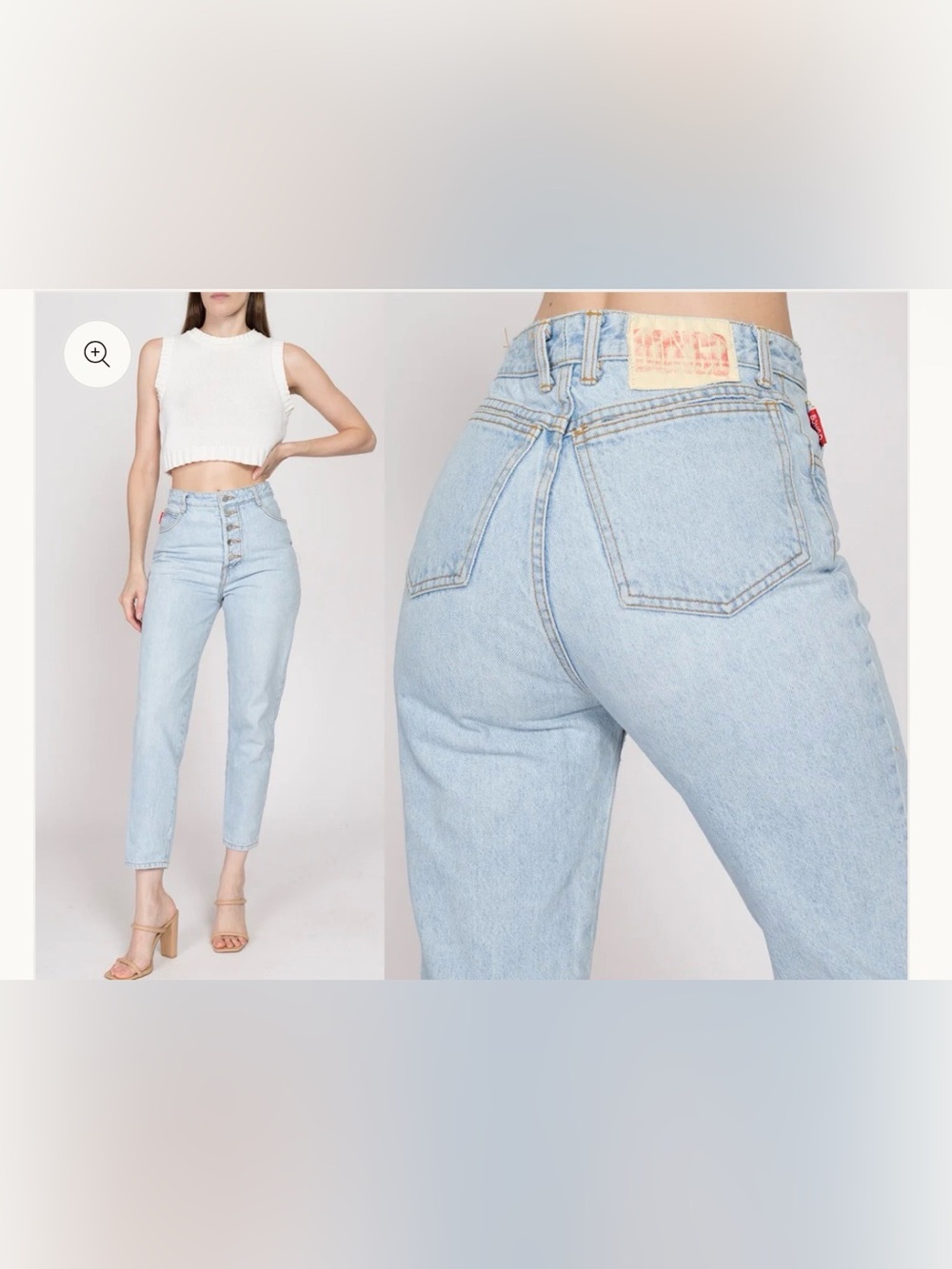 Vintage BONGO Light Blue High-Rise Mom Jeans
